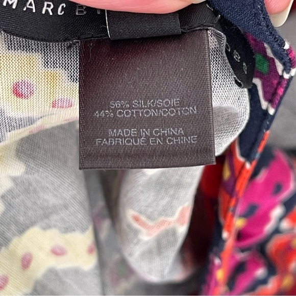 Marc by Marc Jacobs Red Sleeveless Balloon Mini Dress Size XS tribal multicolor - Picture 5 of 11